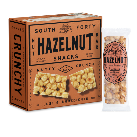 Hazelnut 12-Pack - Crunchy Nut Bars