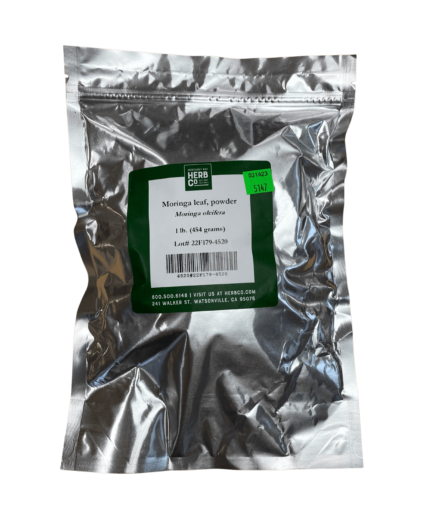 Herb Co. Organic Moringa Leaf Powder - (16oz) - 16 oz - Herbs
