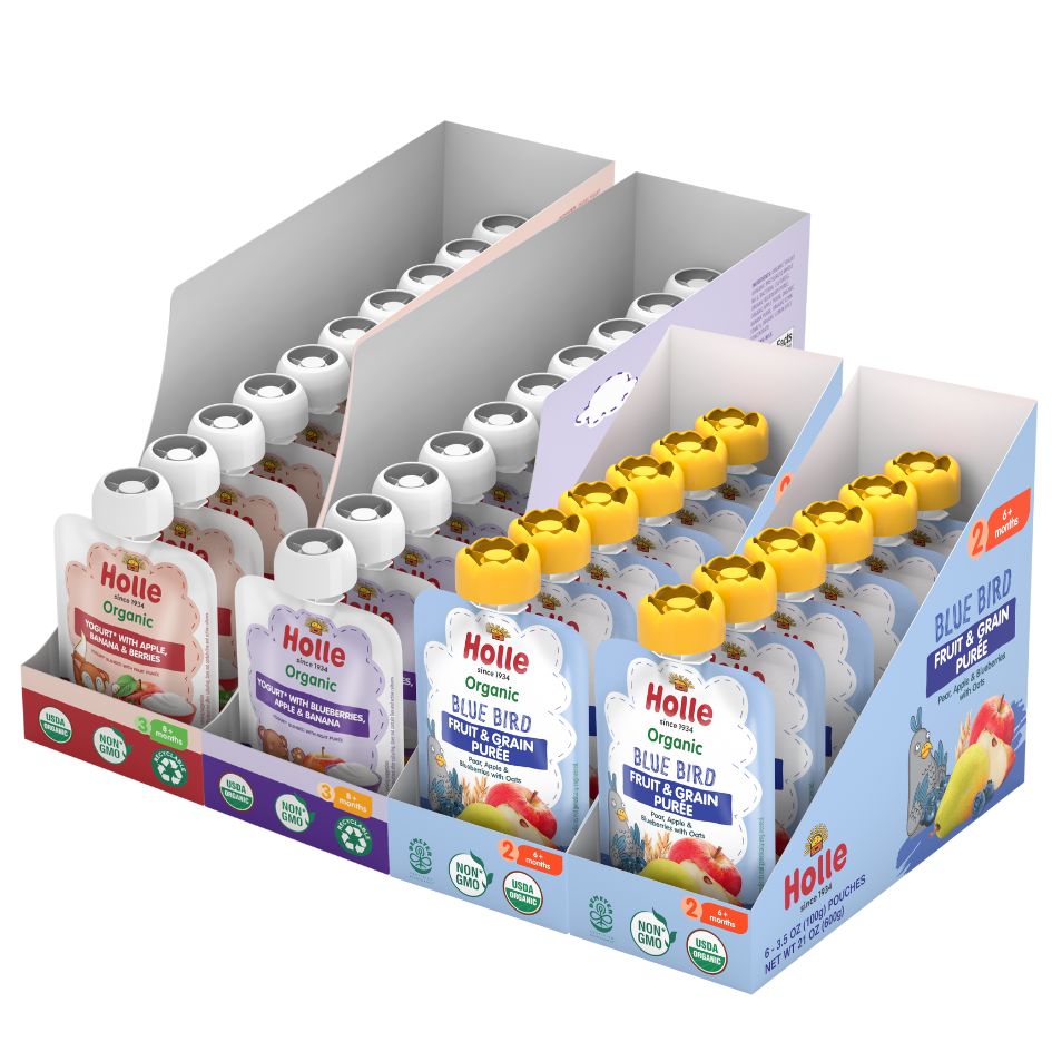 Holle Organic Berries Pouches Bundle - (32 Pouches) - Baby Food