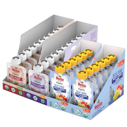 Holle Organic Berries Pouches Bundle - (32 Pouches) - Baby Food