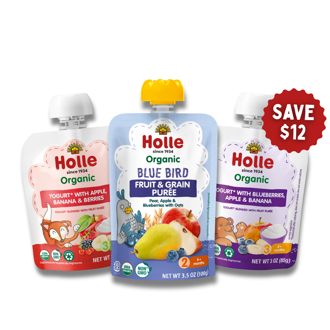 Holle Organic Berries Pouches Bundle - (32 Pouches) - Baby Food