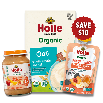 Holle Organic Fruit & Grain Variety Bundle - (24 pack) - Baby Food