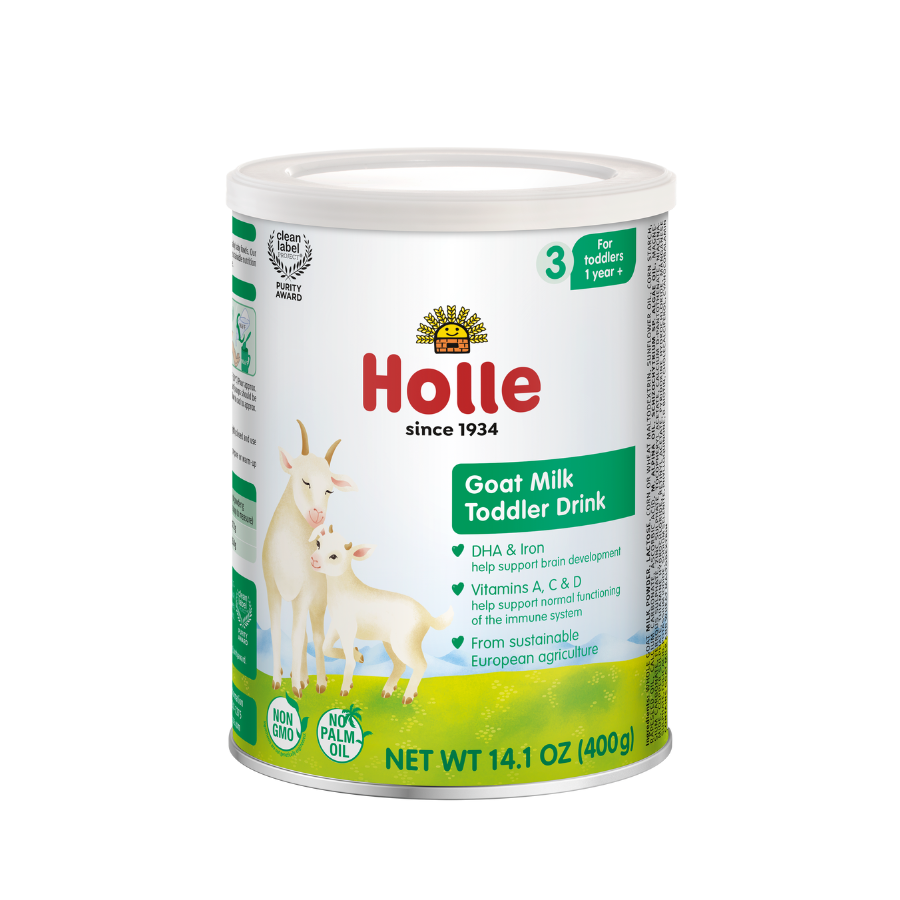 Holle Organic Goat Milk Toddler Drink - Stage 3 | Non GMO (14 oz) - 1 Tin - Toddler Goat Milk Powder