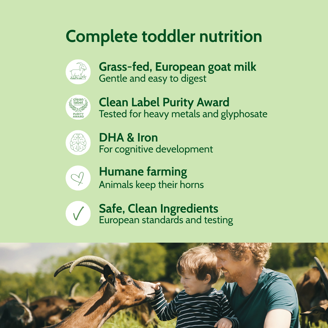 Holle Organic Goat Milk Toddler Drink - Stage 3 | Non GMO (14 oz) - Toddler Goat Milk Powder