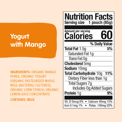 Holle Organic Strong Bones Bundle: Cow Milk Mango Yogurt Apple Banana Berries Yogurt - Baby Food