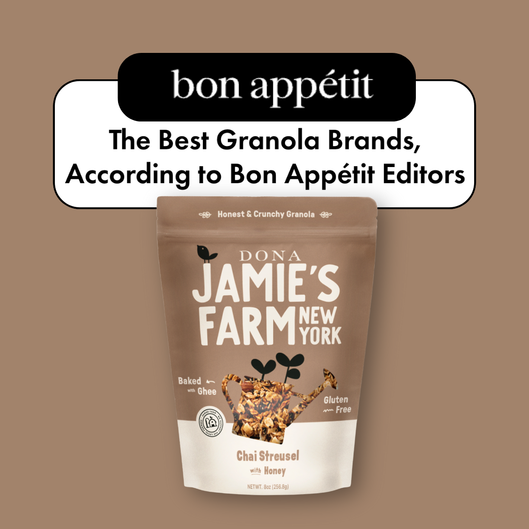 Jamie’s Farm Chai Streusel Granola with Honey - (Various Size Packages) - Cereal & Granola