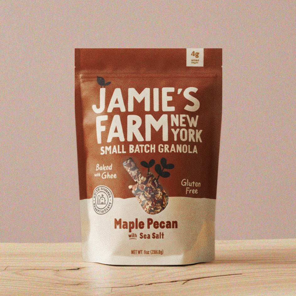 Jamie’s Farm Maple Pecan Granola with Sea Salt - (Various Size Packages) - Cereals & Granolas
