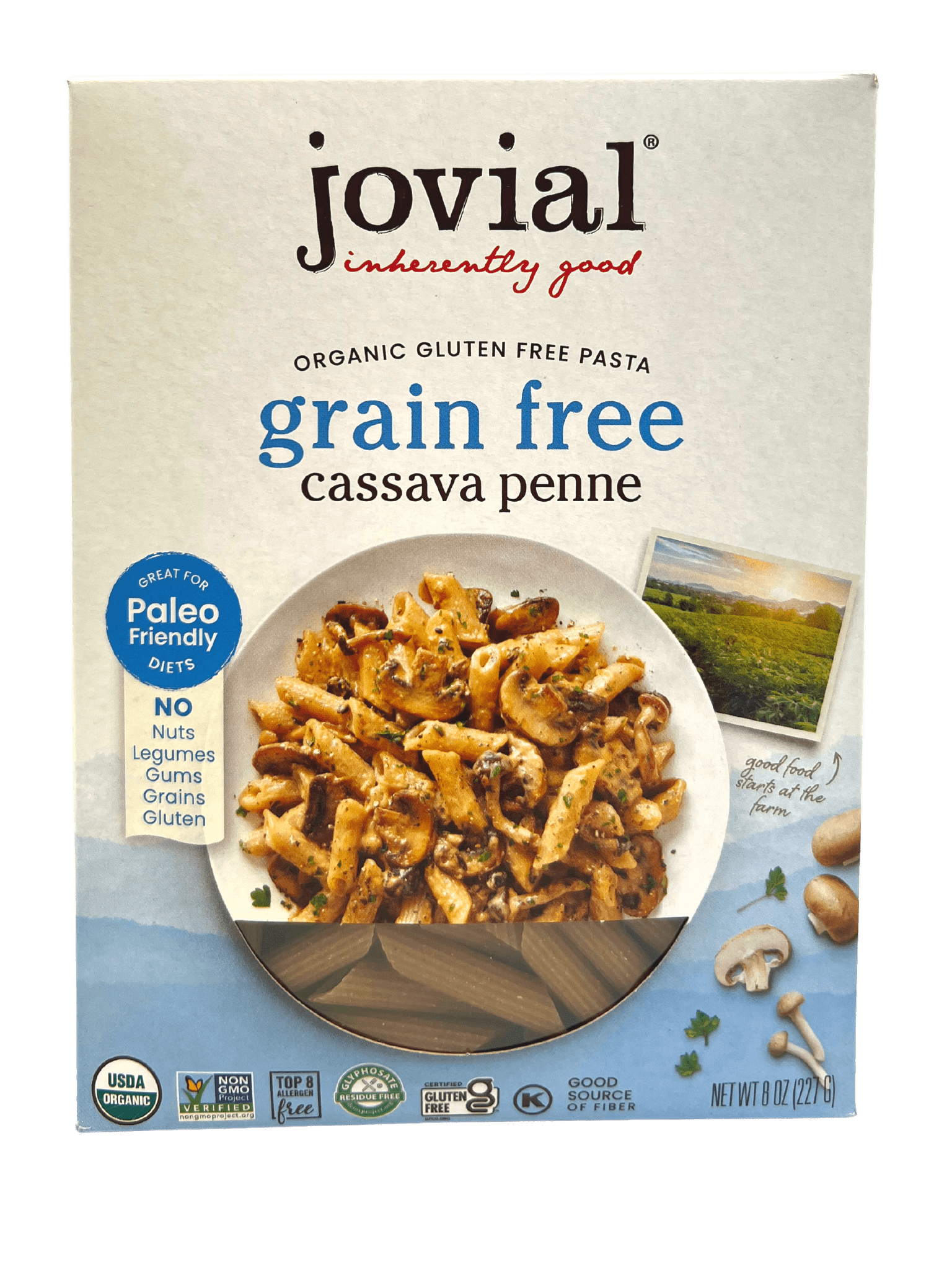 Jovial Organic Cassava Penne - Gluten-Free Grain-Free - (8oz) - 8 oz - Pasta & Noodles