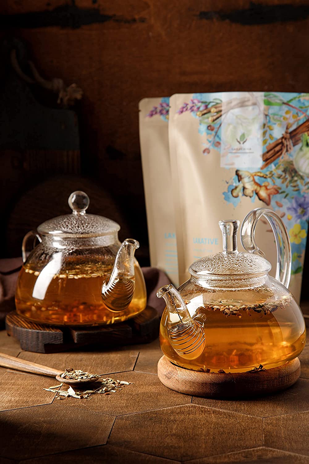 Laxative Move Loose Tea, Gentle Constipation Relief - Ayurvedic Blend with Senna & Fennel - Digestive Health Support - Herbal & Caffeine Free - Organic & Kosher