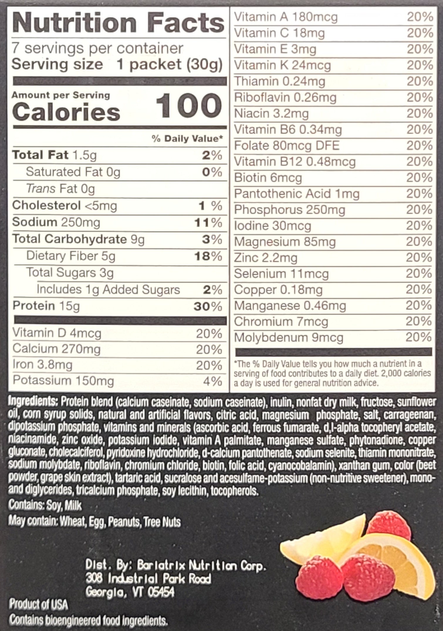 Lemon Raspberry Shake - Proti-Max - Shakes