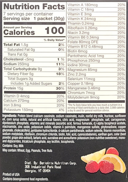 Lemon Raspberry Shake - Proti-Max - Shakes