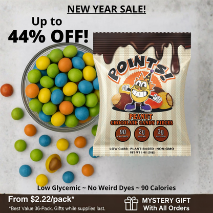 Low Glycemic Peanut Chocolate Candies
