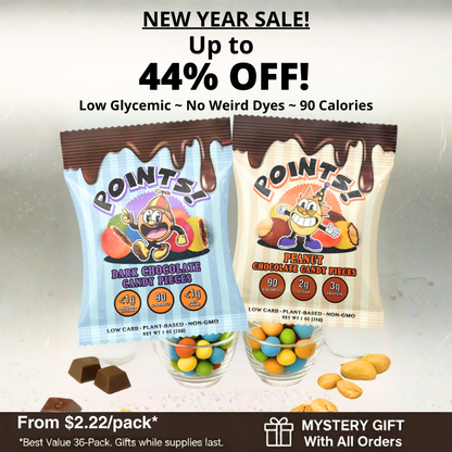 Low Glycemic Peanut + Dark Chocolate