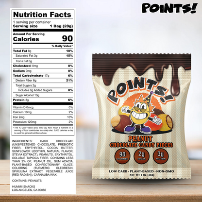 Low Glycemic Peanut + Dark Chocolate