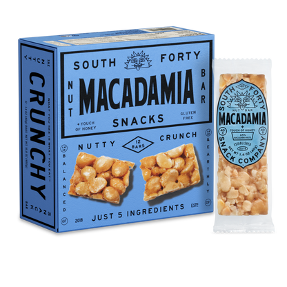 Macadamia 12-Pack - Crunchy Nut Bars