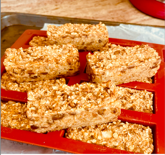No sugar No oil No flour Gluten Free healthy breakfast/snack bars - Healthy Vegan Breakfast or Snack Bar