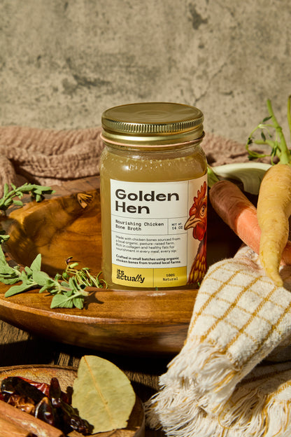 Nourishing Halal Chicken Bone Broth - (3 pack or 6 pack of 14oz jars) - Soups & Broths