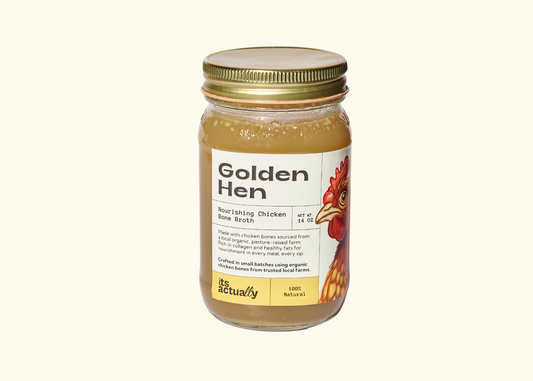 Nourishing Halal Chicken Bone Broth - (3 pack or 6 pack of 14oz jars) - Soups & Broths