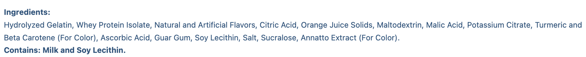 Orange Fruit Drink - Drinks