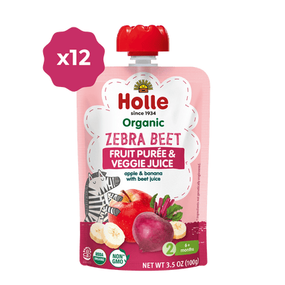 Organic Fruit & Veggie Purée - Zebra Beet - 12 Pouches - Organic Pouch