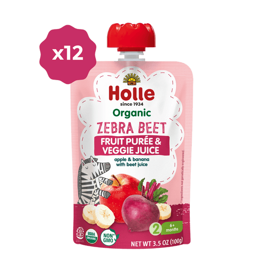 Organic Fruit & Veggie Purée - Zebra Beet - 12 Pouches - Organic Pouch