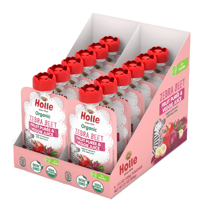 Organic Fruit & Veggie Purée - Zebra Beet - Organic Pouch