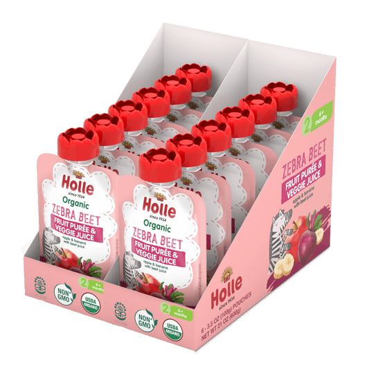 Organic Fruit & Veggie Purée - Zebra Beet - Organic Pouch