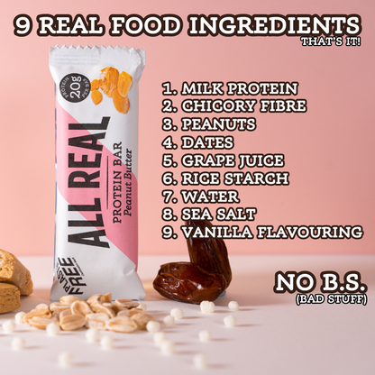 Peanut Butter Protein Bar 50g x 12 bars - Protein Bars