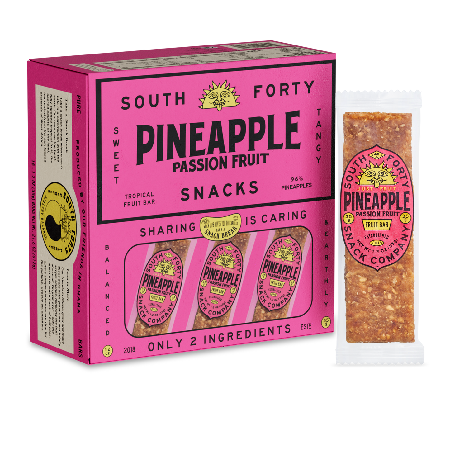 Pineapple Passion Fruit 18-Pack - Fruit Bars