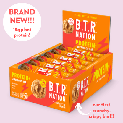PRE-ORDER: High Protein Peanut Butter Crunch PROTEIN+ (12 Count) - Nutrition Bars