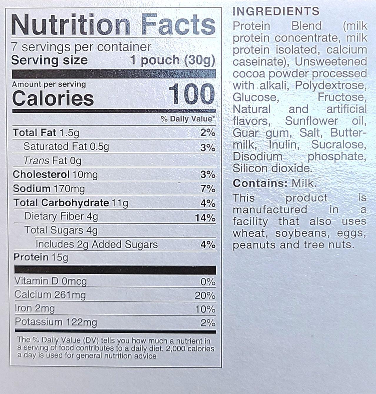 Protidiet Chocolate Shake - Shakes