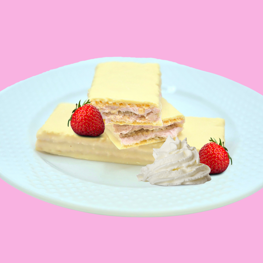 PROTIDIET Wafer Bar - Strawberries & Cream - Bars