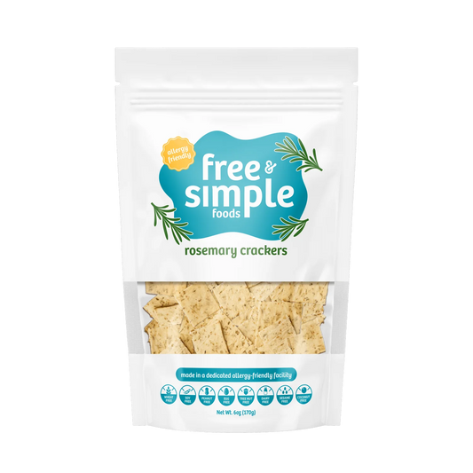 Free & Simple Foods Rosemary crackers - 6oz