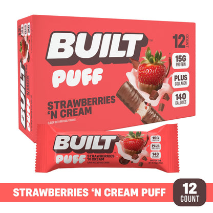 Strawberries ’N Cream Puff - Bar