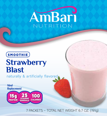 Strawberry Blast Smoothie - Shakes