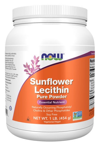 Sunflower Lecithin NON-GMO Powder - 1 lb - Vitamins & Supplements
