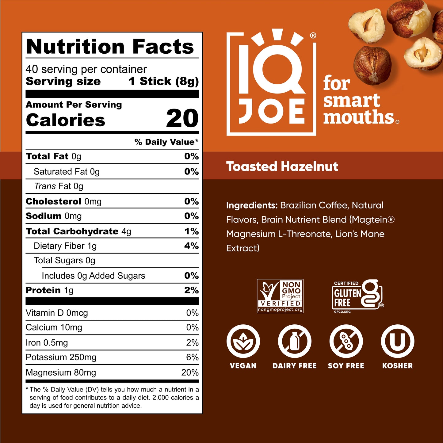 Toasted Hazelnut (40 Sticks) - 40 Sticks