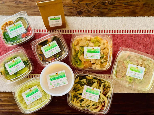 Weekly Vegetarian/Vegan Meal Order Shipping - NORCAL SOCAL & ARIZONA - Outside LA (So Cal/Nor Cal) Vegan Meal Shipping